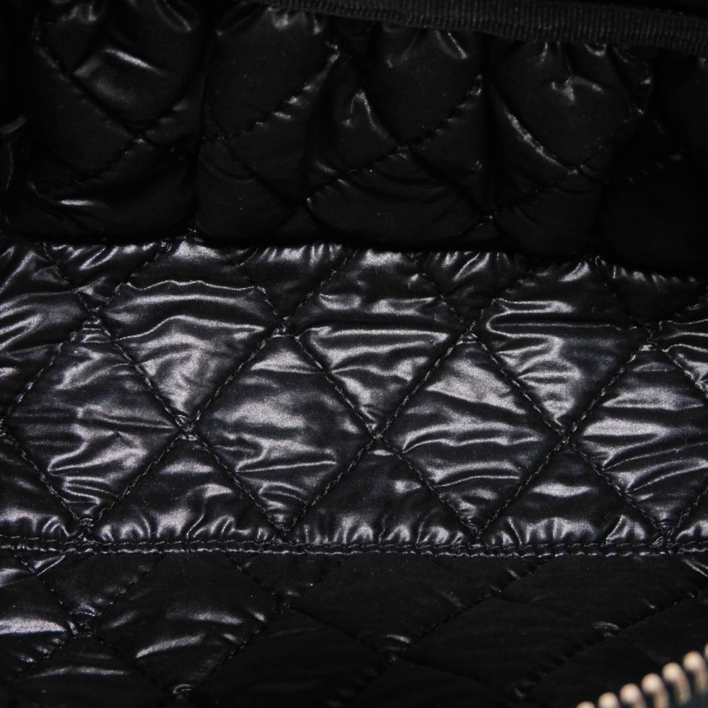 CHANEL Pouch Camellia Tick CC Mark Flower Mini Silver 26th Series Coco Nylon ... - Picture 10 of 16